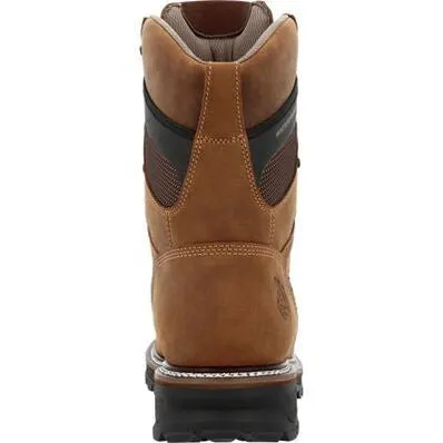 Georgia Men's LTX Logger 9" Composite Toe Waterproof Work Boot- Brown- GB00669