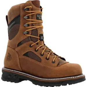 Georgia Men's LTX Logger 9" Composite Toe Waterproof Work Boot- Brown- GB00669