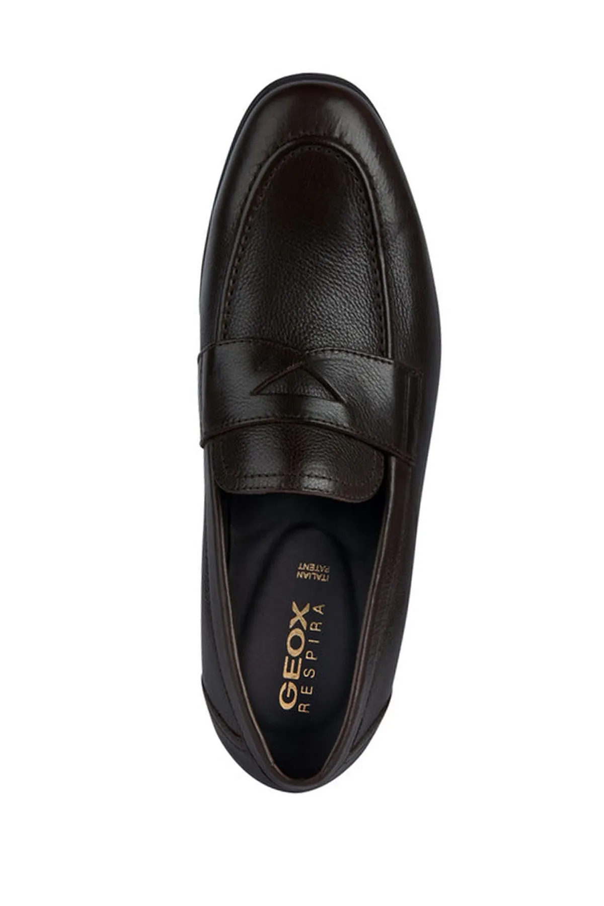 Geox Erkek Kahverengi Sapienza Deri Loafer