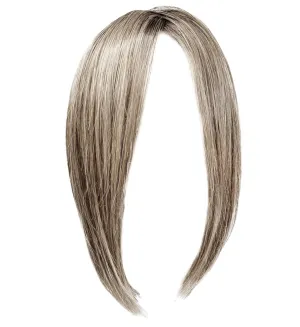Glam Era Shoulder-Length Bob Wig, Sleek and Trendy With Center Part, Average Cap - GF119 Silver And Smoke
