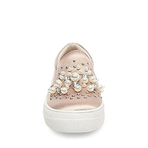 Glamour Fashion Sneaker Blush Satin 10 M Us