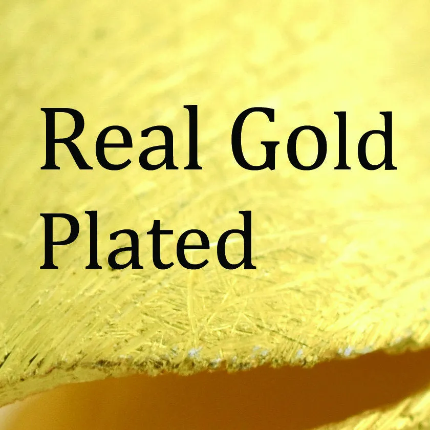 Gold Plated Heishi Flat Disc Spacer Beads - 28mm