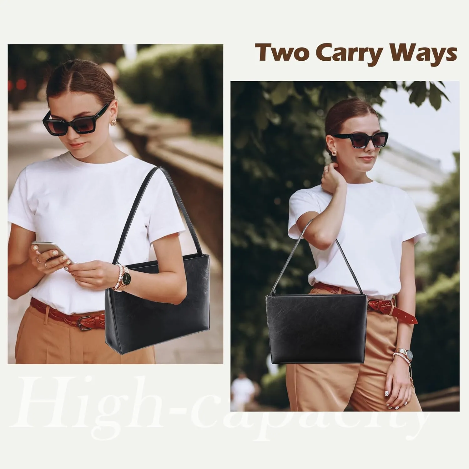 Handbags for Women Vintage Classic Shoulder Bag Large Purse Elegant for All Occasions