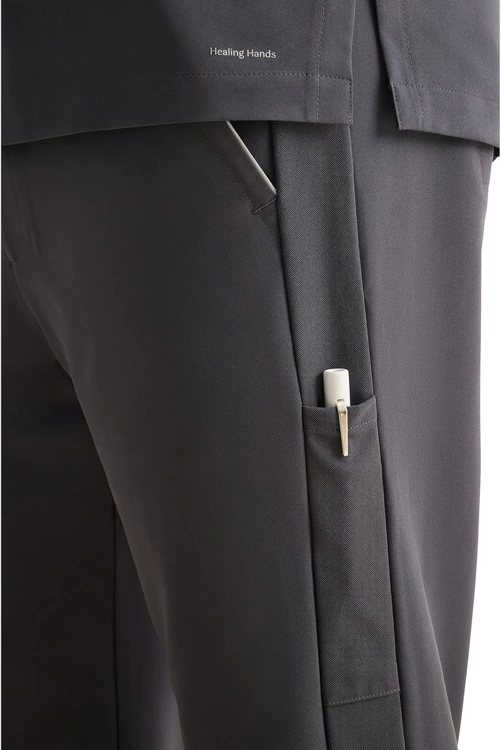 Healing Hands Men's Scrub Pant Nash Pant with 6 Pockets, Moisture Wicking, 360° Stretch & Recycled Poly HH101