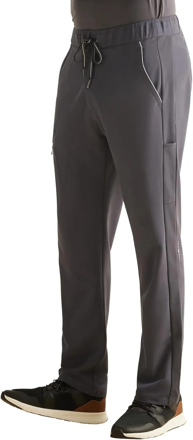 Healing Hands Men's Scrub Pant Nash Pant with 6 Pockets, Moisture Wicking, 360° Stretch & Recycled Poly HH101