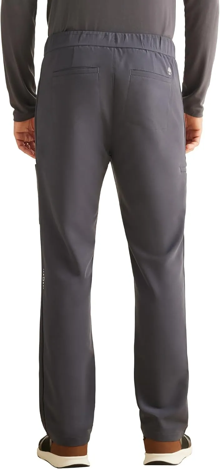 Healing Hands Men's Scrub Pant Nash Pant with 6 Pockets, Moisture Wicking, 360° Stretch & Recycled Poly HH101