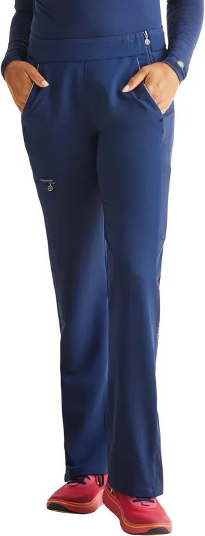 Healing Hands Women's Scrub Pant Mid Rise Nissa with 6 Pockets, Moisture Wicking, 360° Stretch & Recycled Poly - HH100