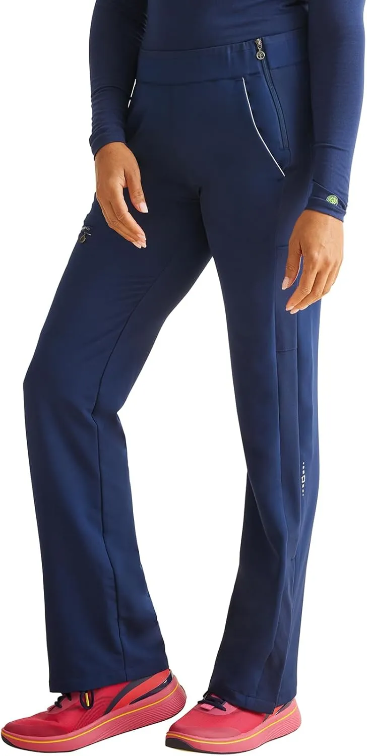 Healing Hands Women's Scrub Pant Mid Rise Nissa with 6 Pockets, Moisture Wicking, 360° Stretch & Recycled Poly - HH100