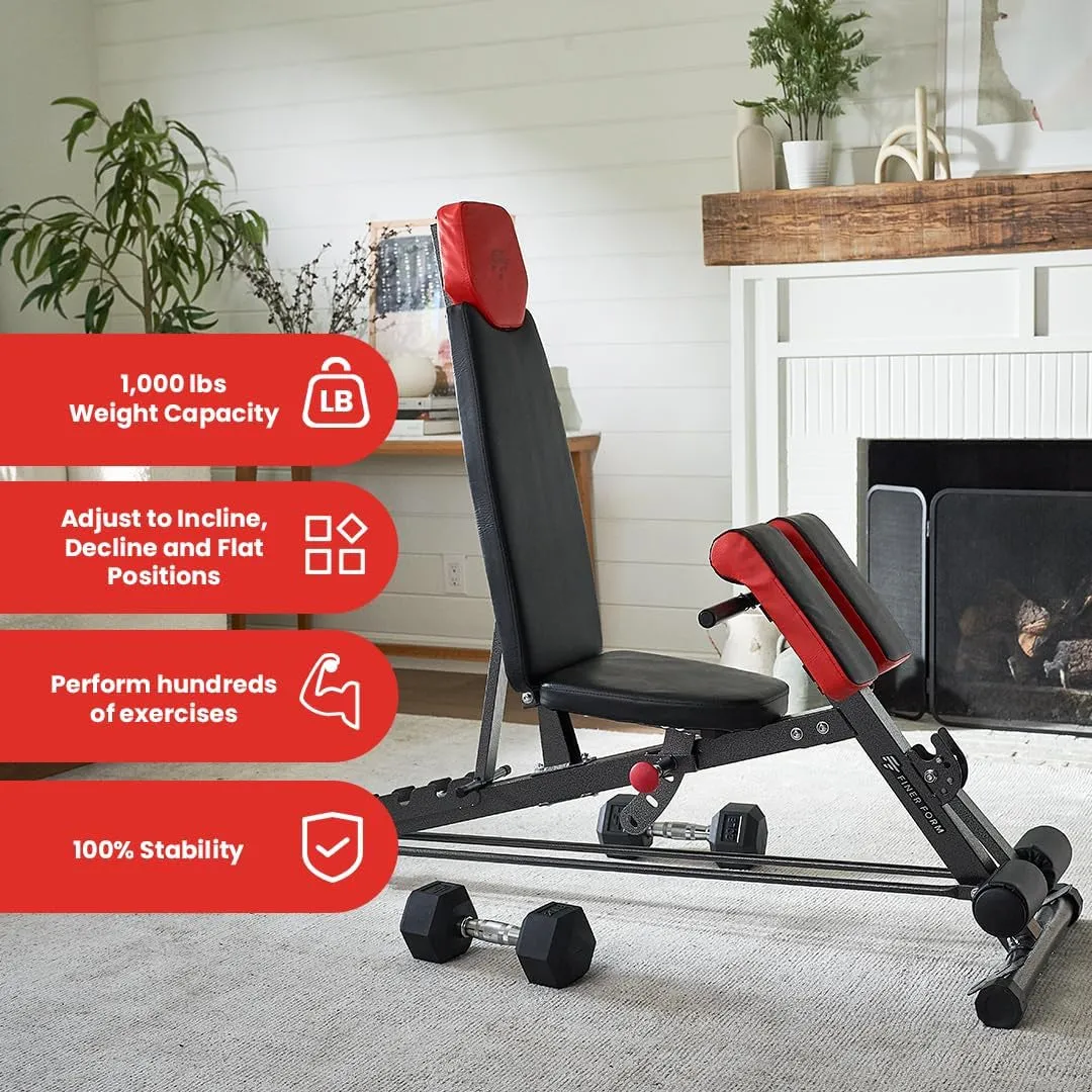 Hyper Roman Flat for Back Decline Bench Body Chair, Adjustable Incline Bench, Bench, FID Ab Weight – Extension, Bench Sit Full Multi-Functional Knowledgeable staff Workout Long-lasting All-In-One up