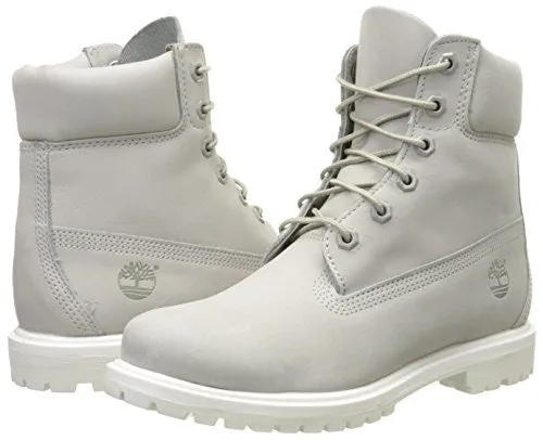 Icon 6 Inch Prem Boot Light Grey Nubuckwhite Outsole 10 W Us