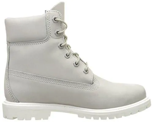 Icon 6 Inch Prem Boot Light Grey Nubuckwhite Outsole 10 W Us