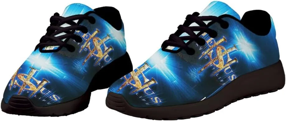 Jesus Saved My Life Shoes for Women Men Trail Running Casual Fashion Sneakers Slip-on Tennis Shoes