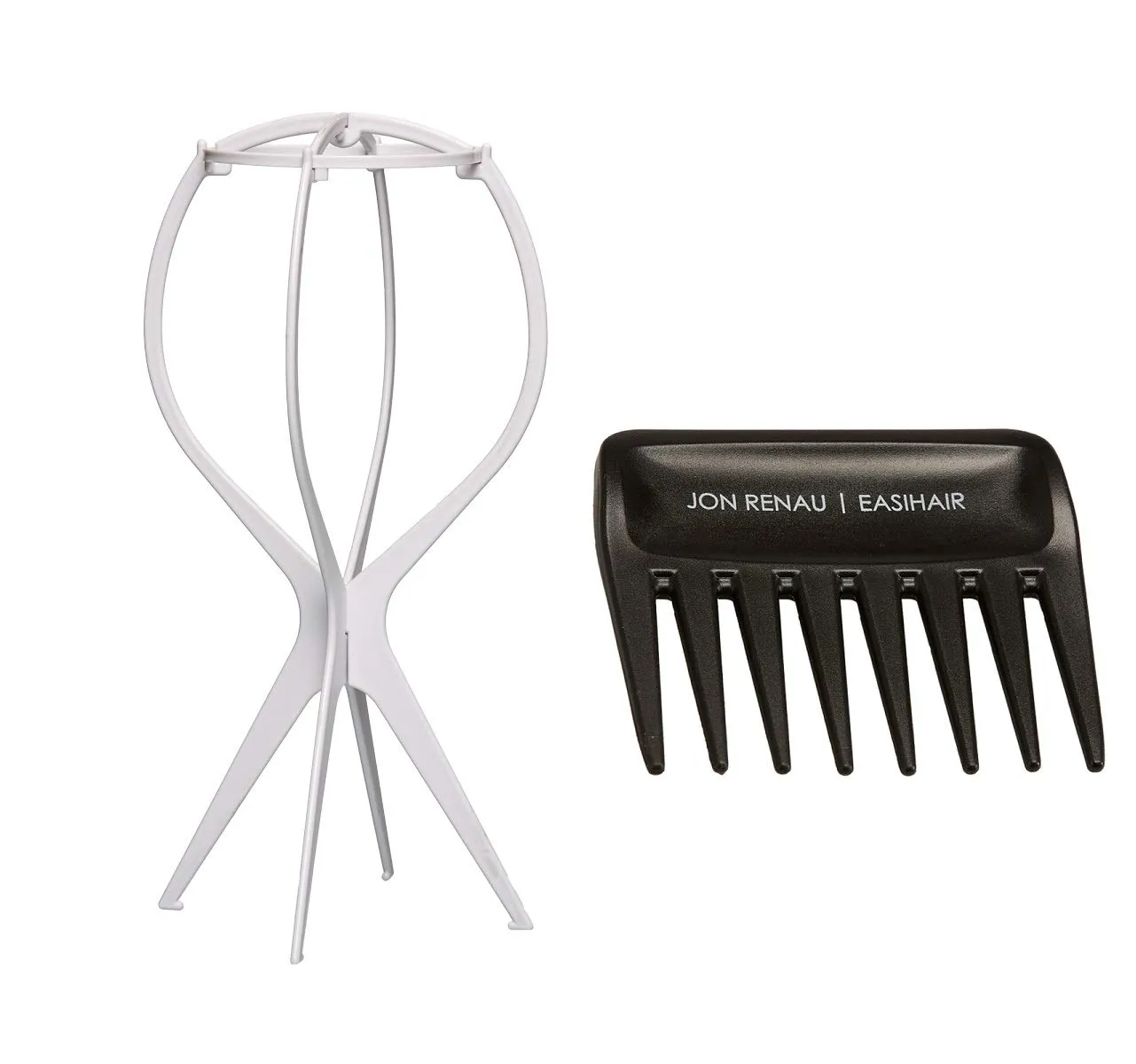 Jon Renau Ignite Lace Front HD Wig 4PC Bundle with Plastic Wig Stand, Wide Tooth Comb, 19 Belle of Hope Page Q and A Guide (22F16)