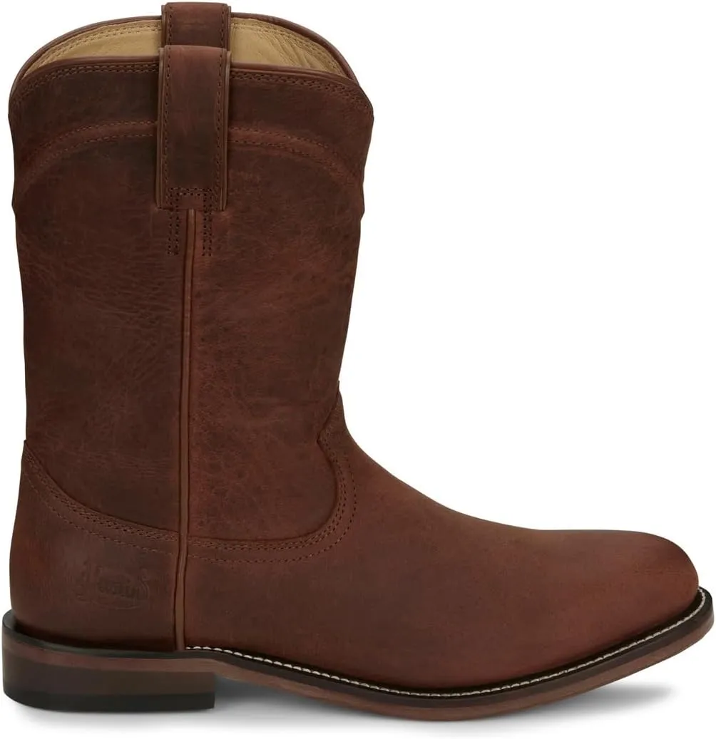 Justin Boots Men's Braswell 10" Roper Western Boot Round Toe