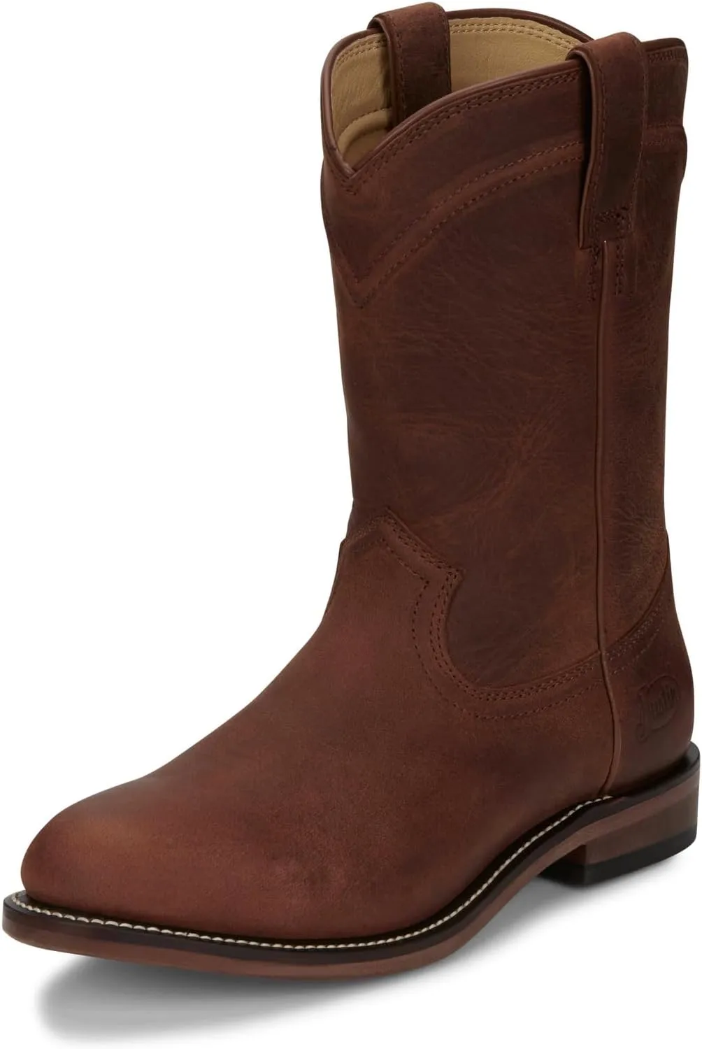 Justin Boots Men's Braswell 10" Roper Western Boot Round Toe