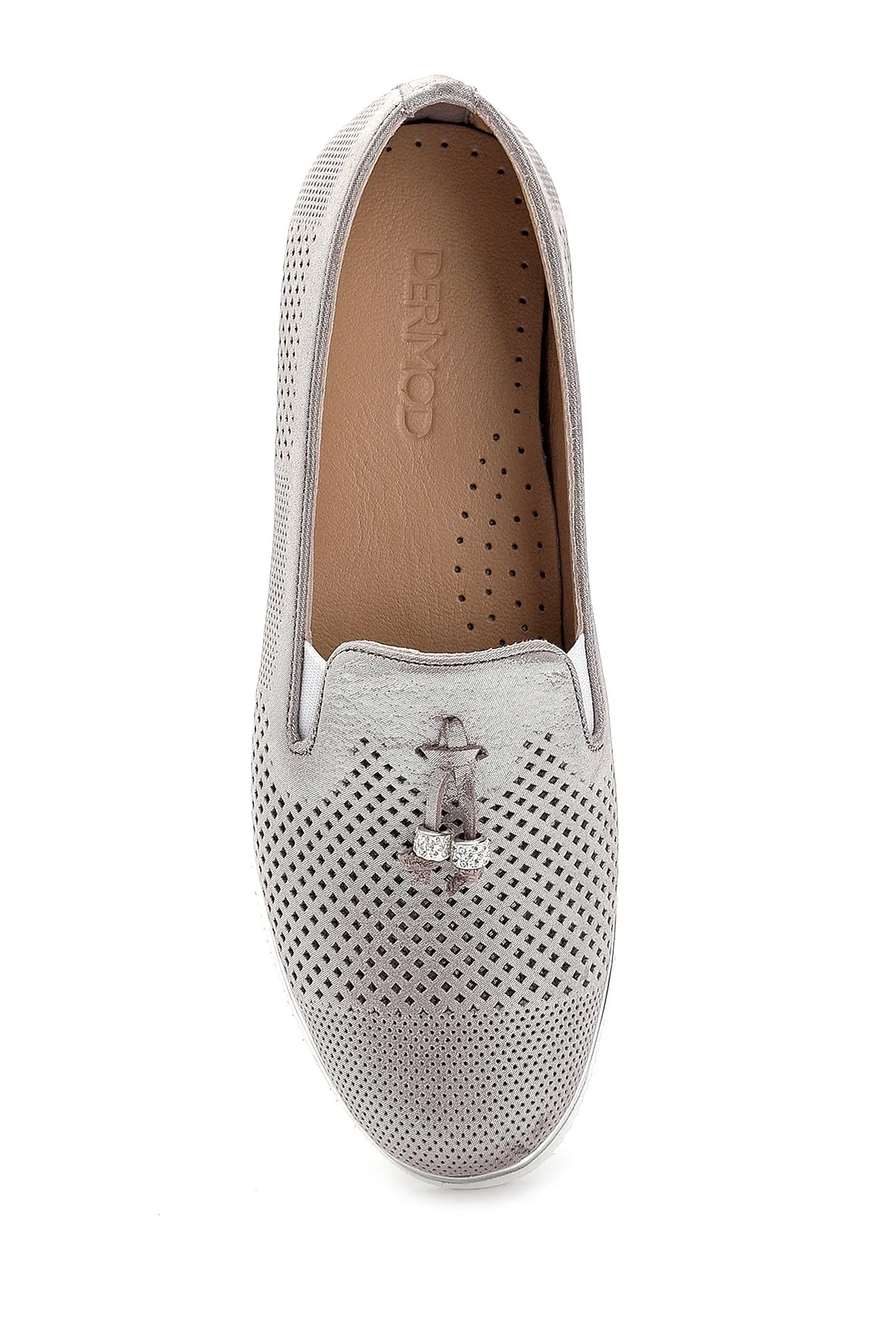 Kadın Deri Sim Detaylı Loafer