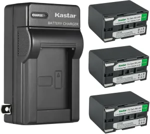 Kastar 3-Pack SB-L480 Battery and AC Wall Charger Replacement for Mamiya Leaf Aptus-II 12, Mamiya Leaf Aptus-II 12R, Mamiya Leaf Aptus 17, Mamiya Leaf Aptus 22 Medium Format Camera