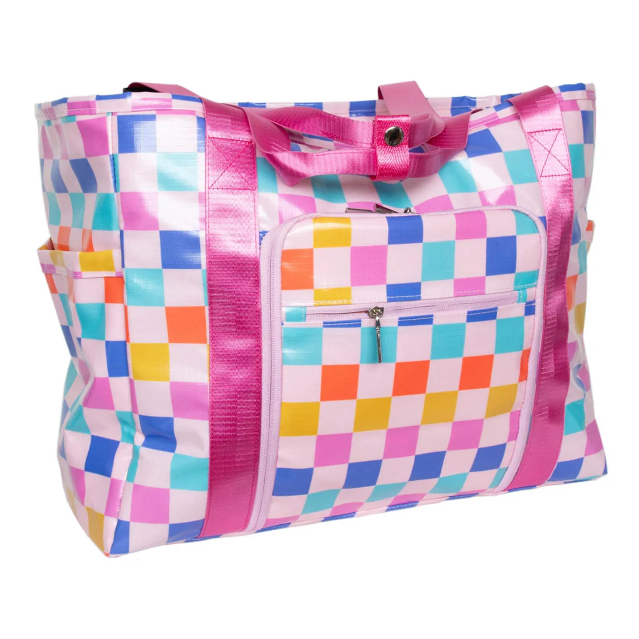 Katydid Checkered Mega Foldable Tote