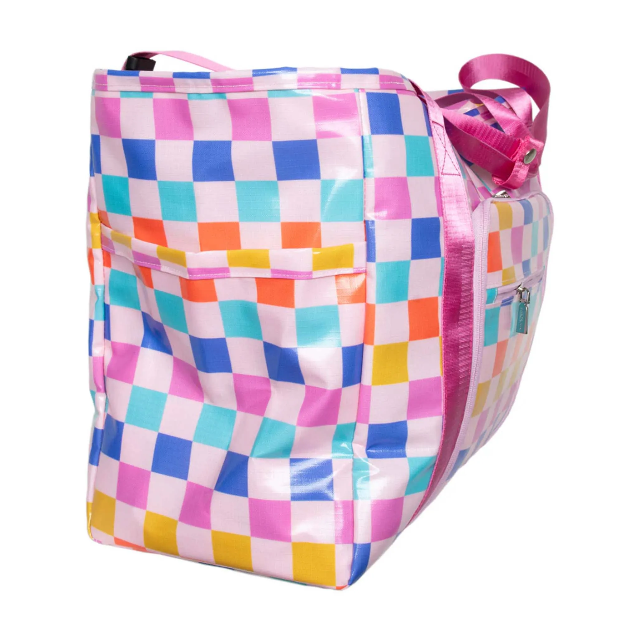 Katydid Checkered Mega Foldable Tote