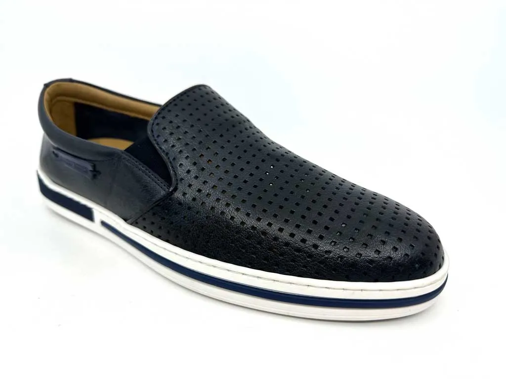 Ken Navy Blue Men's Slip-On Sneakers