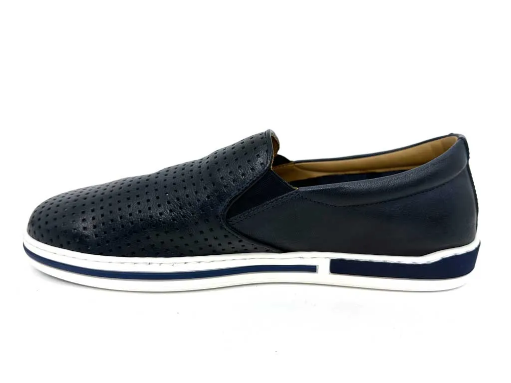 Ken Navy Blue Men's Slip-On Sneakers