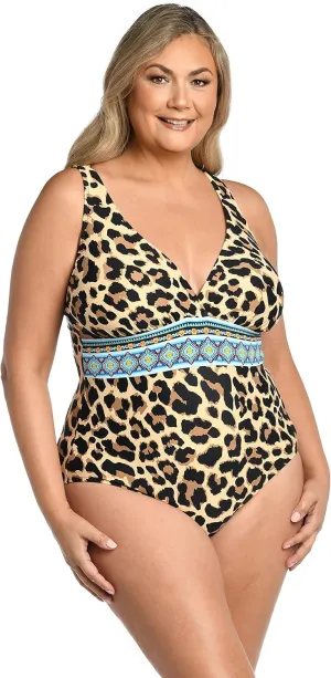 La Blanca Women's Multi Strap Cross Back One Piece Swimsuit