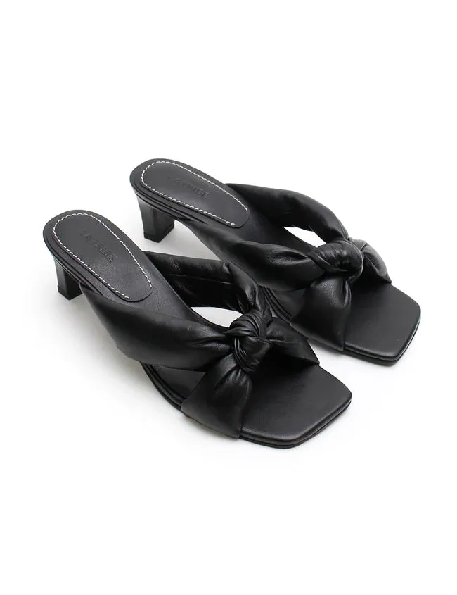 La Tribe Knot Mule in Black