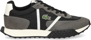 Lacoste Mens L-Spin Deluxe Sneaker, BLK/DK Gry, 11