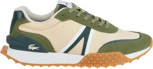Lacoste Mens L-Spin Deluxe Sneaker, KHK/Off WHT, 8