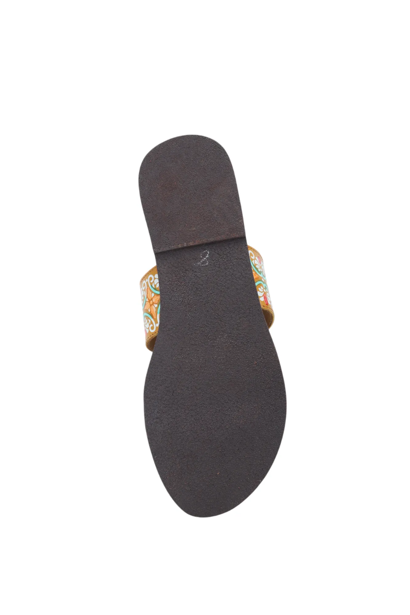LADIES FLAT LEATHER CHAPPAL 996075