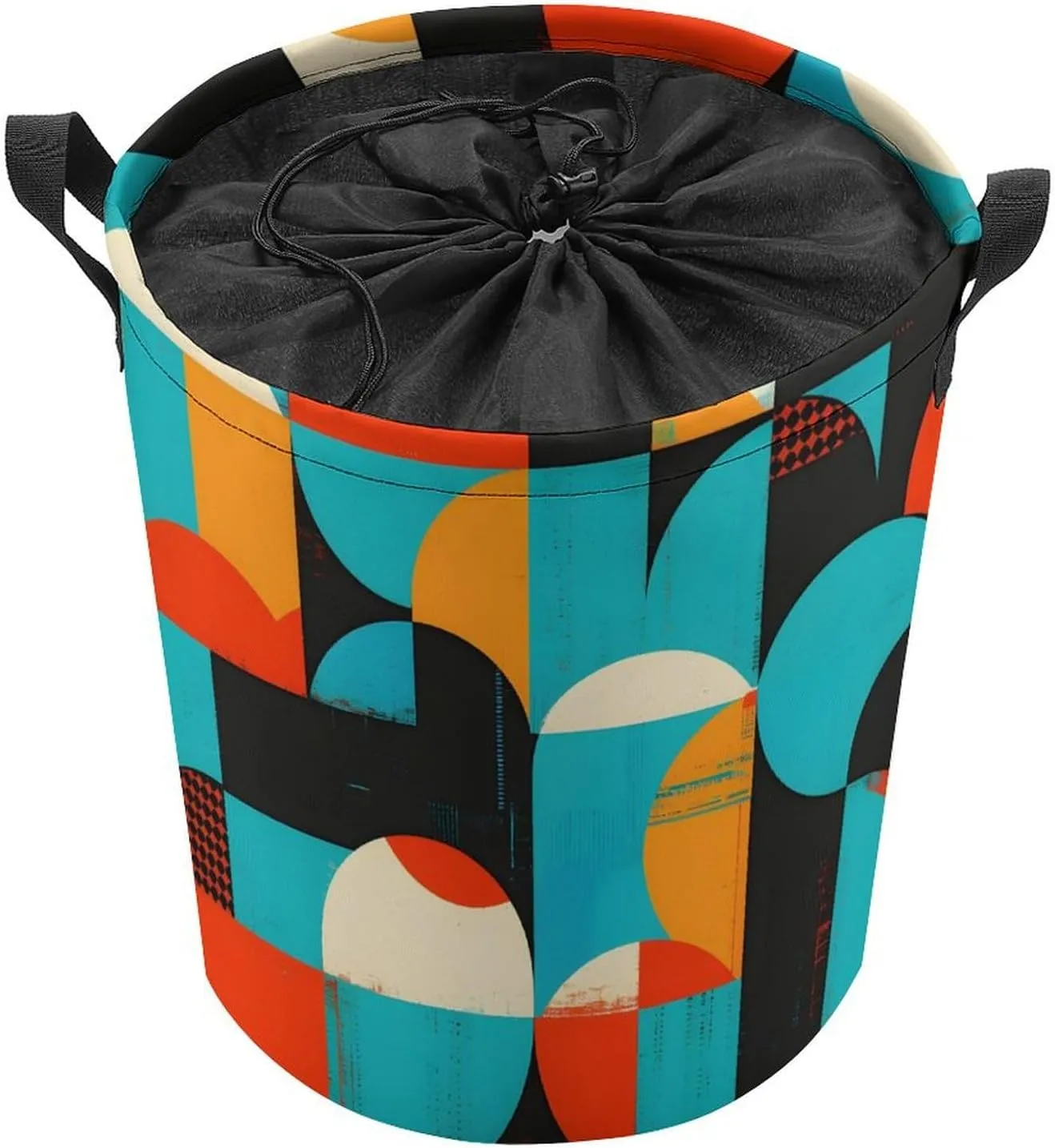 Laundry Hampers, Large Drawstring Laundry Bag, Removable Laundry Bags, Collapsible Storage Bin with Handles for Home Organization, Kids Room, Nursery Pattern