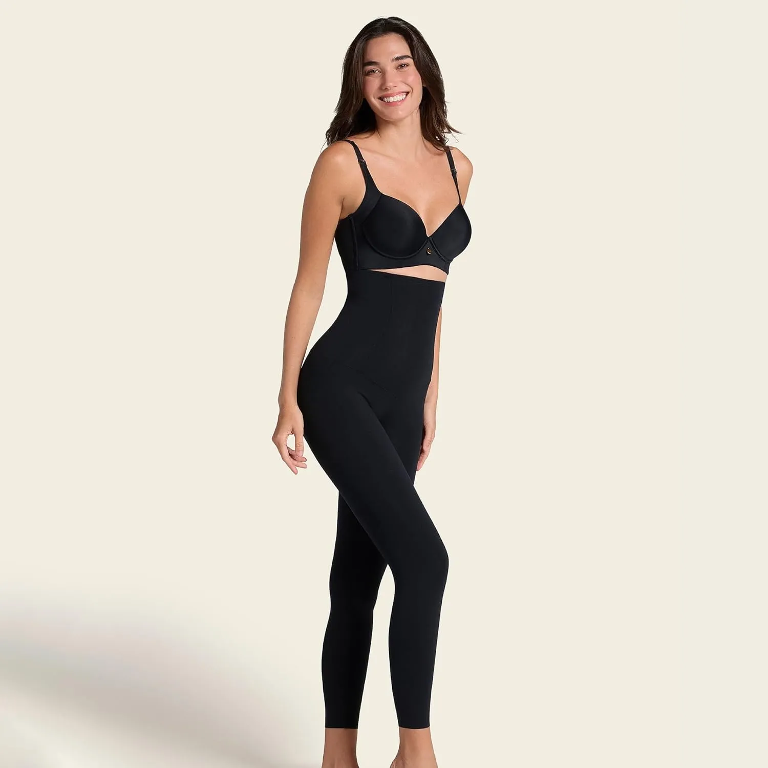 Leonisa High Waisted Compression Leggings for Women – Shapewear Gym Leggings