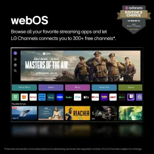 LG 77-Inch OLED evo B4 Series Smart TV 4K Processor Flat Screen with Alexa Built-in (OLED77B4PUA, 2024), 3.1.1 ch. S70TY Soundbar with Dolby Atmos
