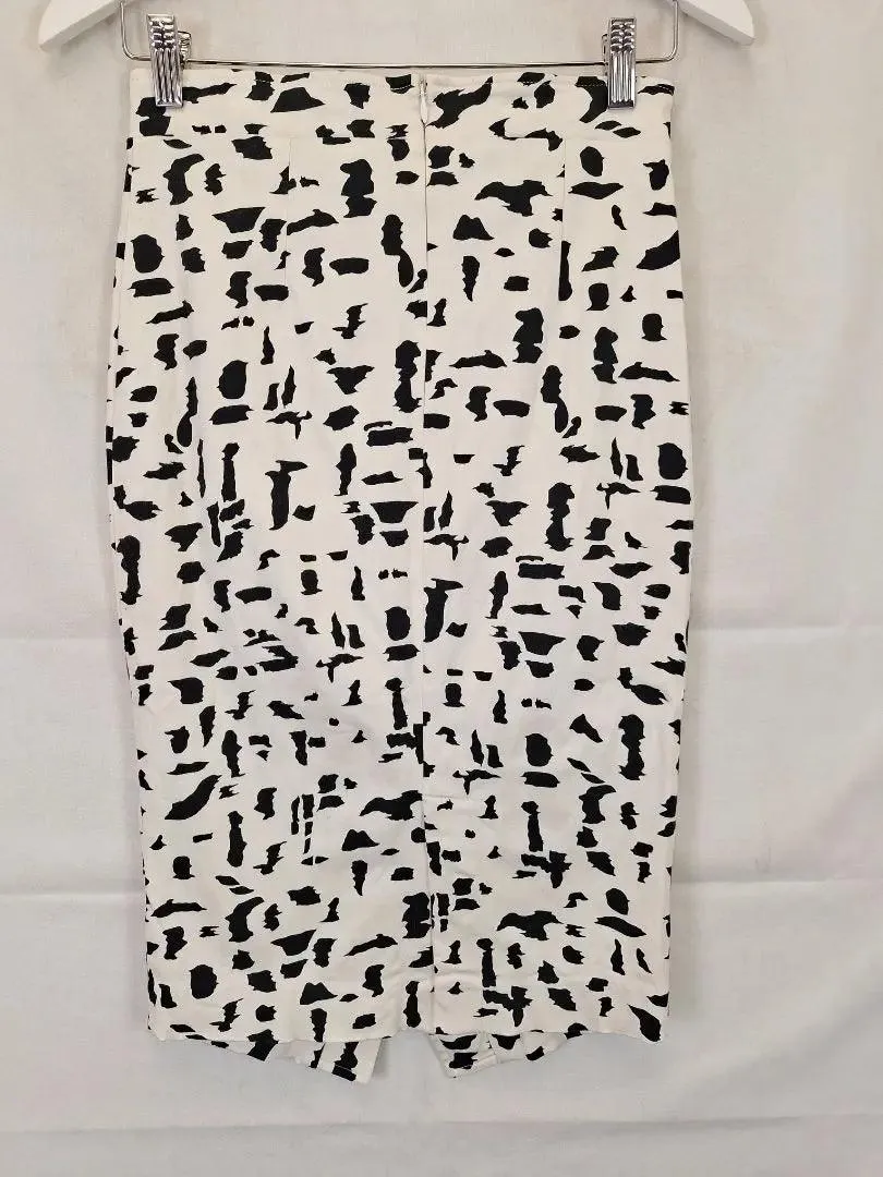 Maurie & Eve Sleek Speckled Bodycon Midi Skirt Size 10