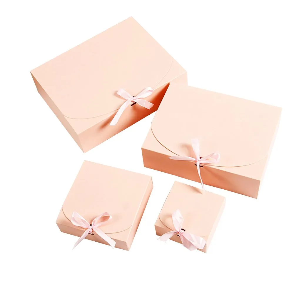Medium Sleek Paper Box With Ribbon