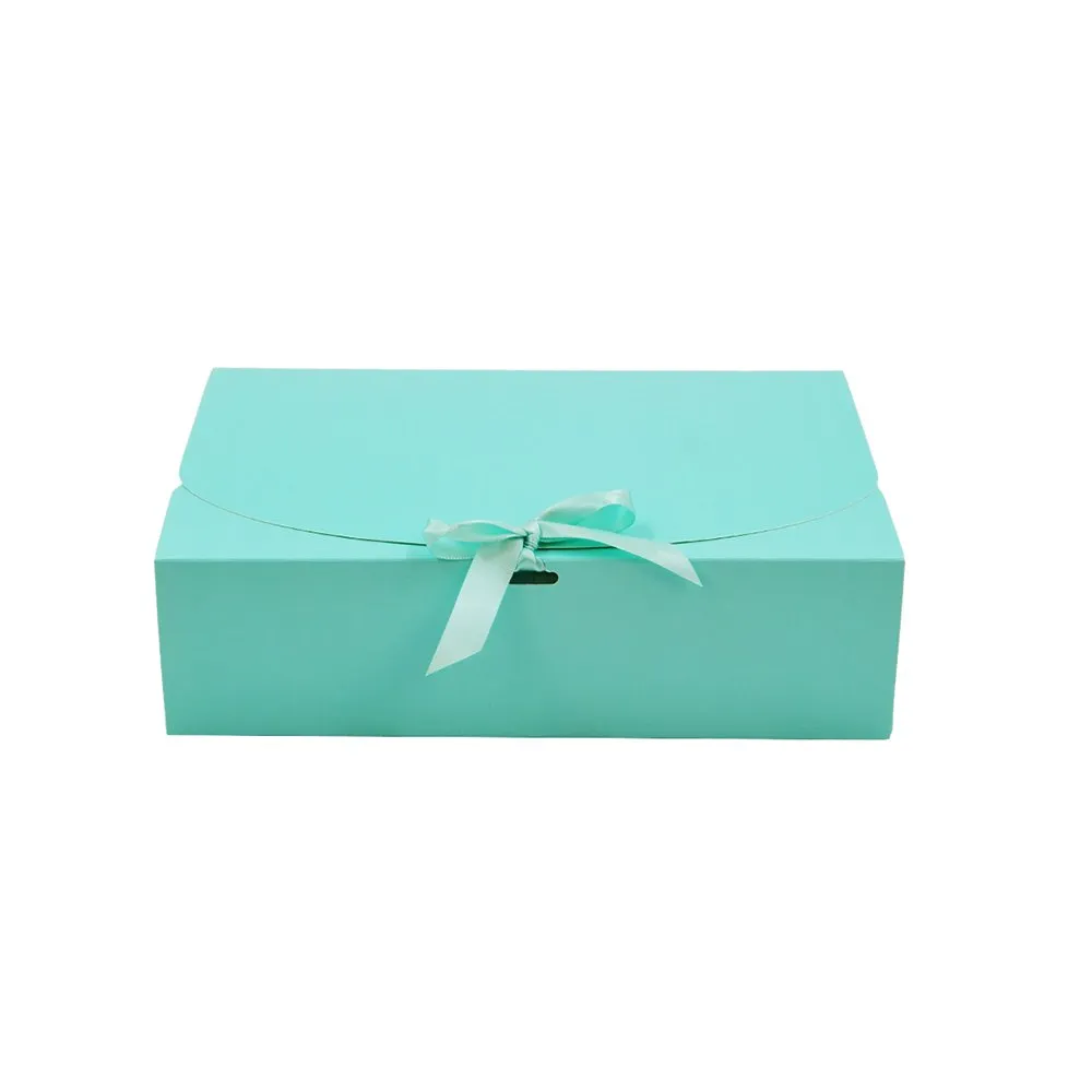 Medium Sleek Paper Box With Ribbon