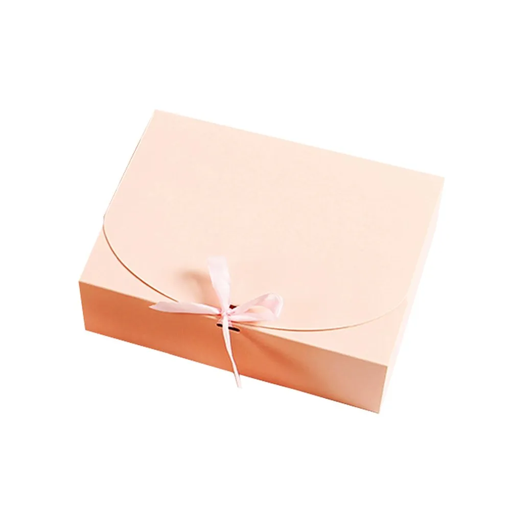 Medium Sleek Paper Box With Ribbon