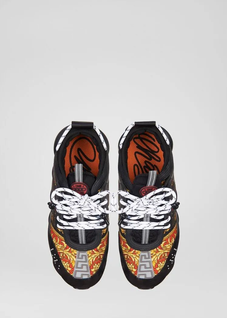 MEN VERSACE CHAIN REACTION SNEAKERS