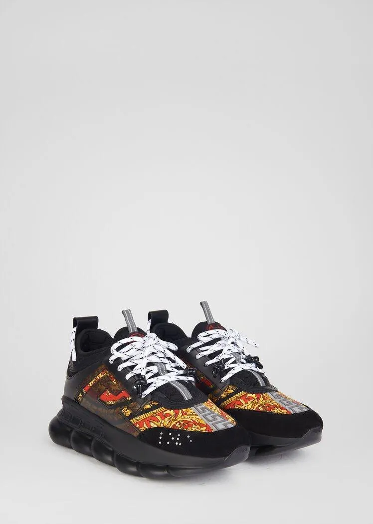 MEN VERSACE CHAIN REACTION SNEAKERS