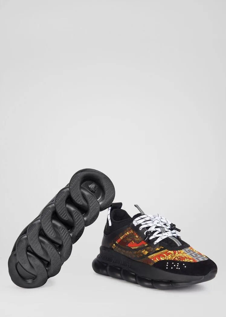 MEN VERSACE CHAIN REACTION SNEAKERS