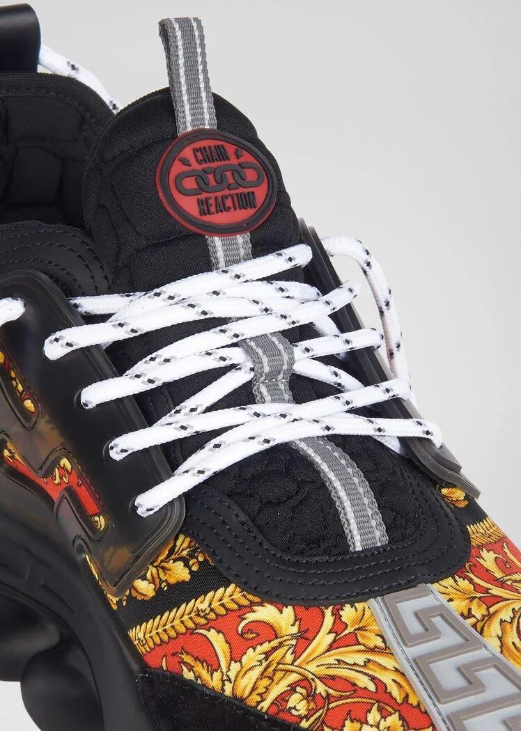 MEN VERSACE CHAIN REACTION SNEAKERS