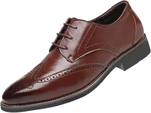 Men's Dress Shoes Size 14 Extra Wide Classical Style Men's Breathable Hollow Business Casual Pointed Loafer Dress Shoes