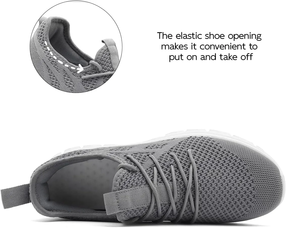 Men's Road Running Shoes Walking Tennis Sports Slip On Sneaker Workout Gym Comfortable Fashion Shoes for Men