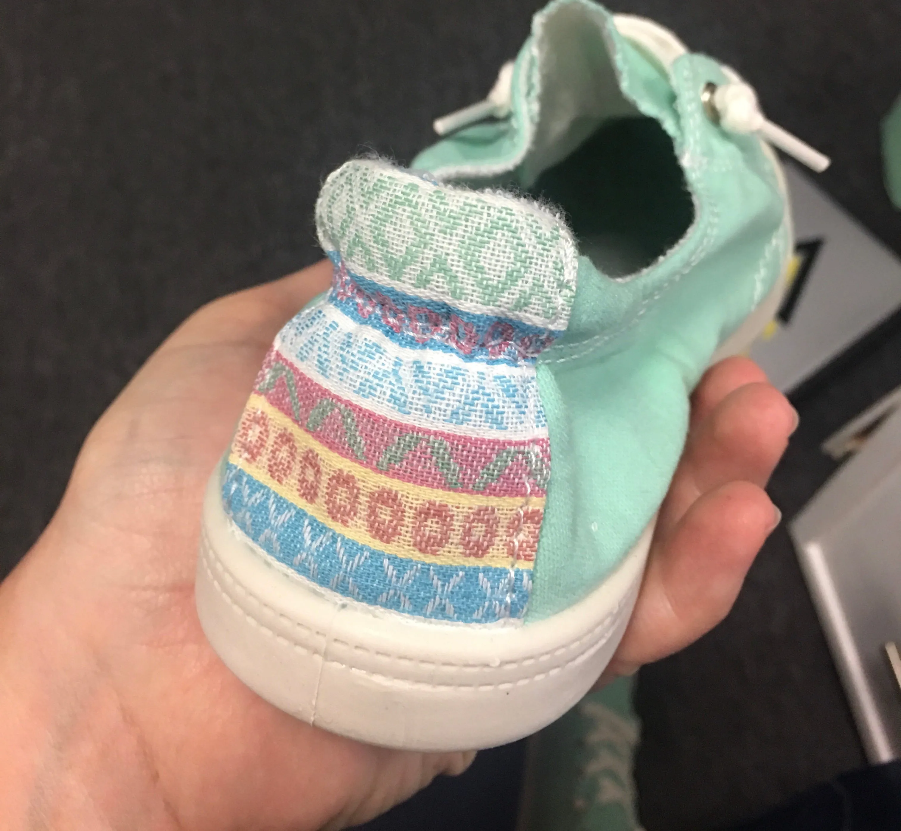 Mint Slide On Sneakers