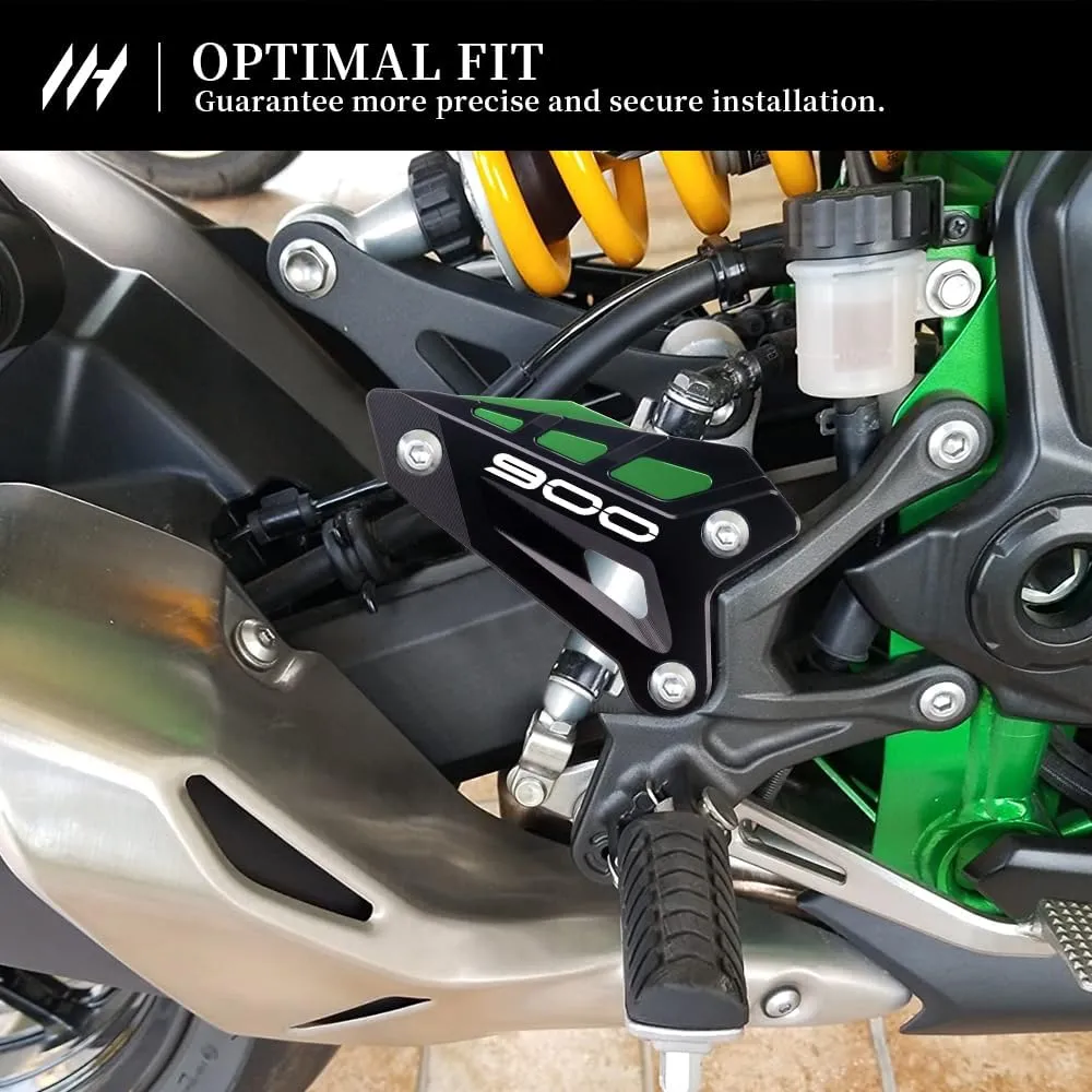 Motorcycle Rear Pedal Heel Guard For Z900 2017-2024 Z900SE 2022-2024 Durable Protection Plate z900 z900se Accessories (Green)