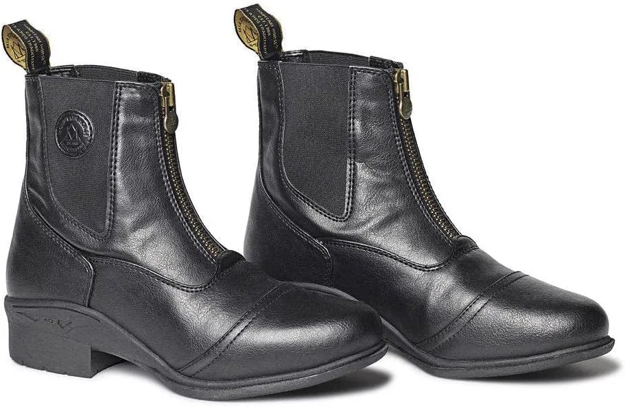 Mountain Horse Womens Veganza Zip Paddock - Black Footwear Size - 38