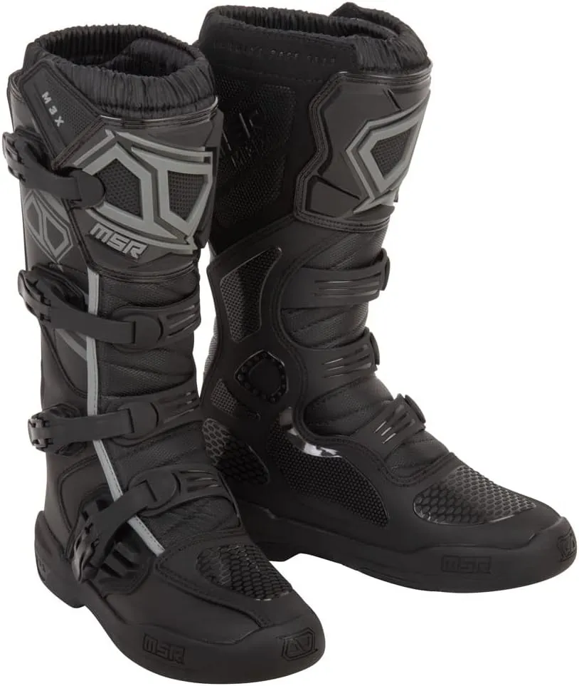 MSR M3X Motocross Boot (9, Black)