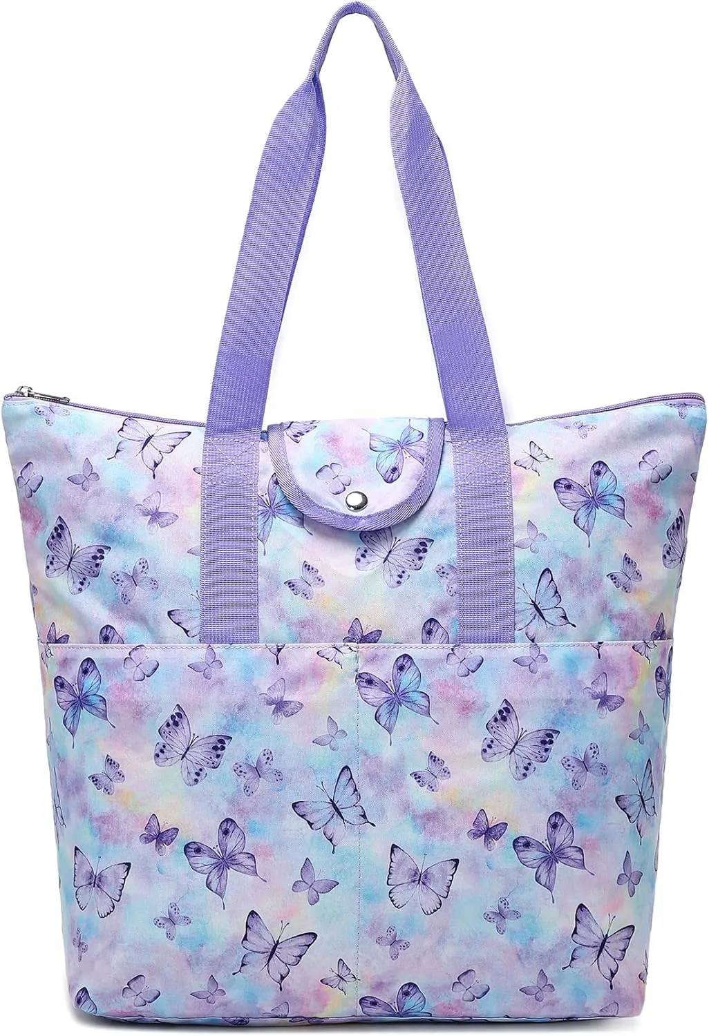 mygreen Foldable Work Tote Bags For Women Large Tote Travel Bag, Nurse Bag, Teacher Bag, Mom Bag