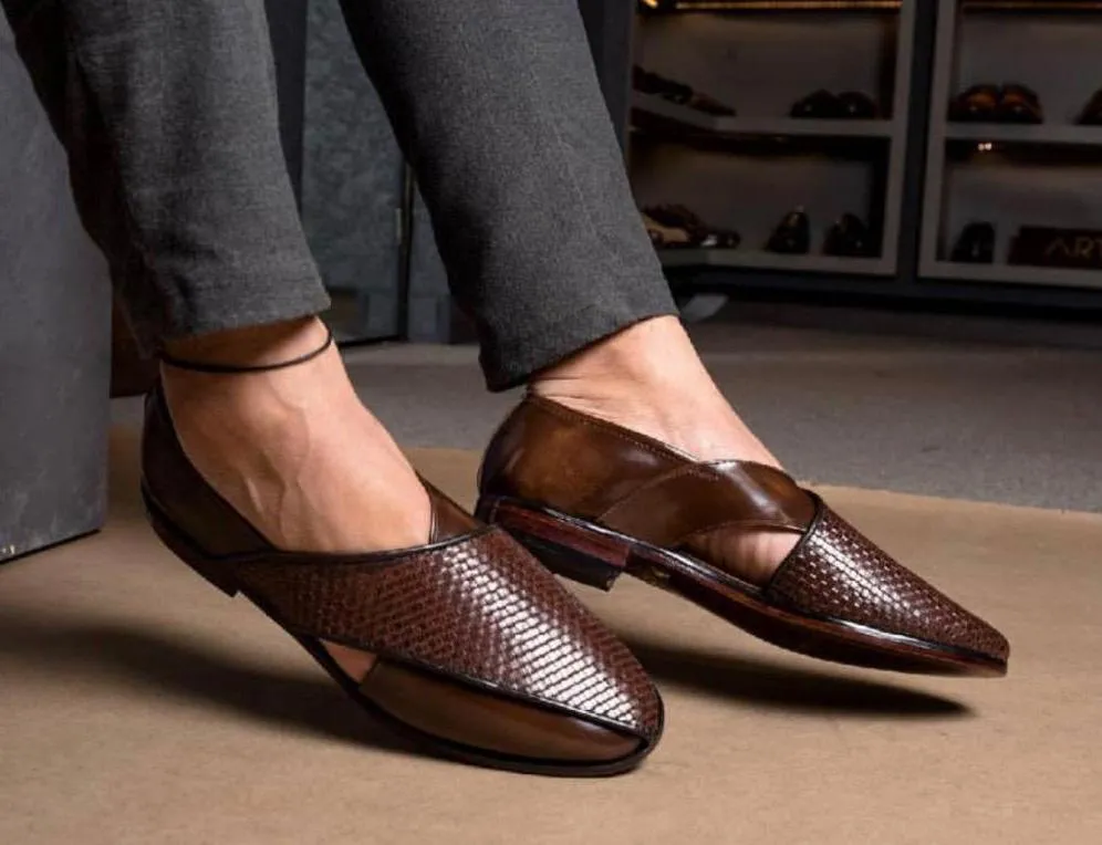 New Fashion Peshawari Suede Loafer Shoes For Party And Casual Wear  - Unique and Classy
