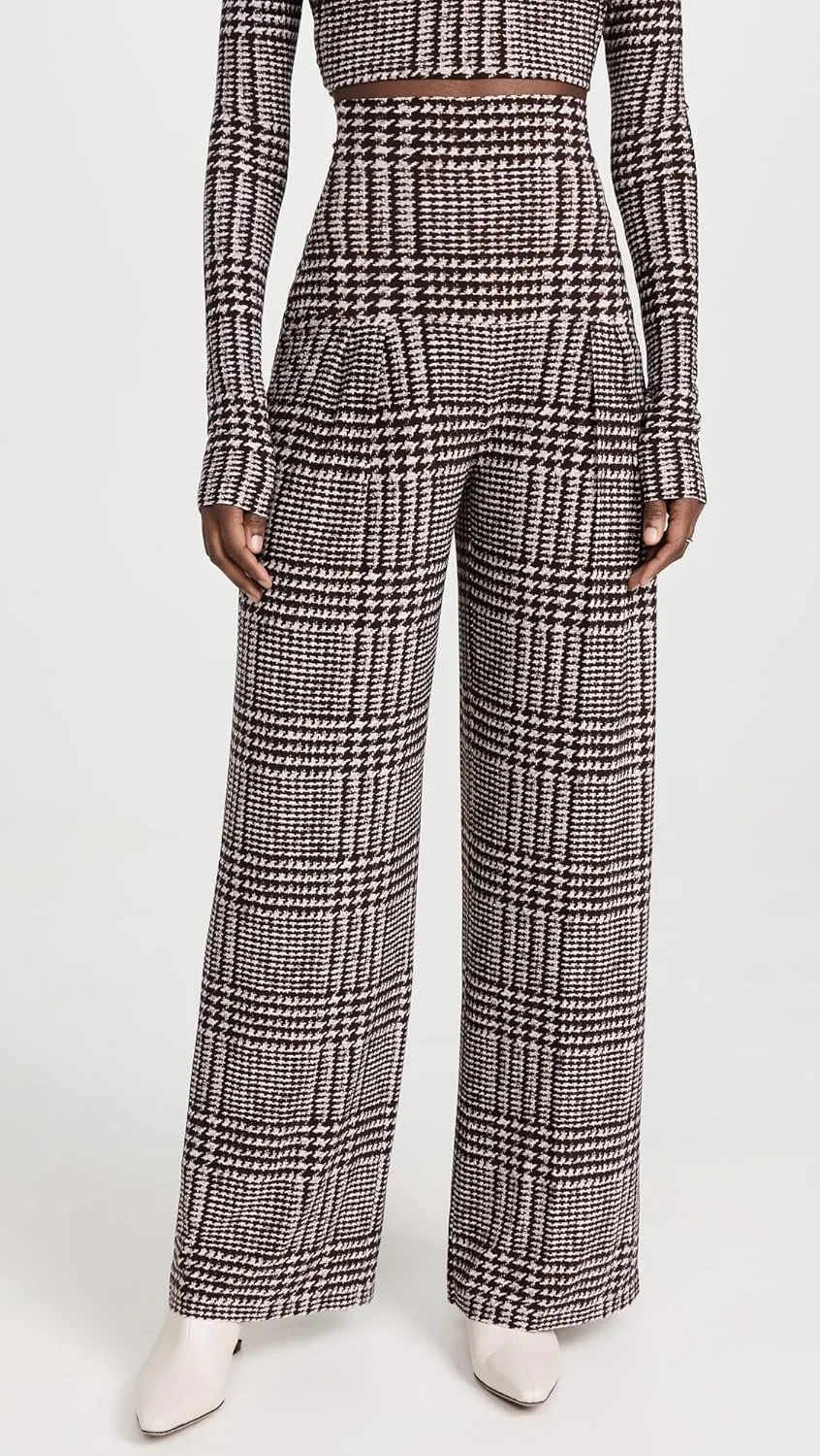 Norma Kamali Women's High Waist Pleat Pants